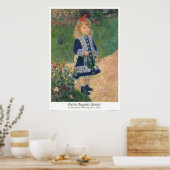 Een meisje met een waterbad poster (Keuken)