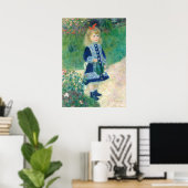 Een meisje met een watering kan Auguste Renoir Fin Poster (Thuiskantoor)