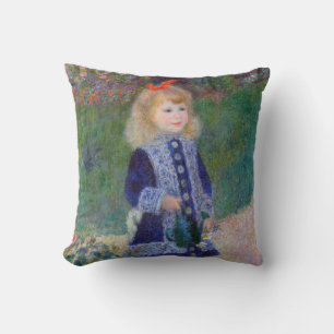 Een meisje met een waterscan, Renoir Kussen
