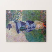 Een meisje met een waterscan, Renoir Legpuzzel (Horizontaal)