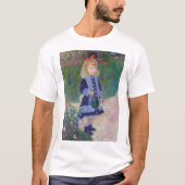 Een meisje met een waterscan, Renoir T-shirt (Voorkant)