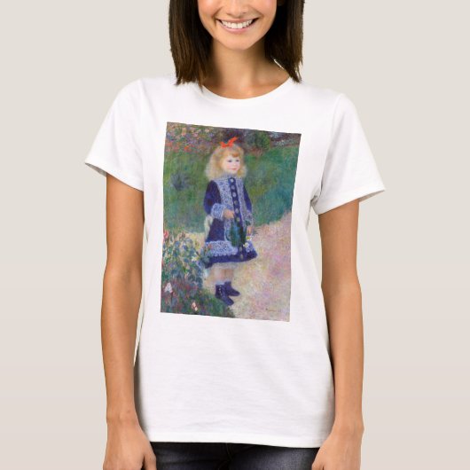 Een meisje met een waterscan, Renoir T-shirt (Voorkant)