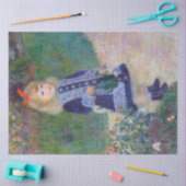 Een meisje met een waterscan, Renoir Tissuepapier (Craft)