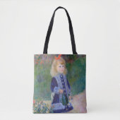 Een meisje met een waterscan, Renoir Tote Bag (Voorkant)