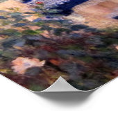 Een meisje met een waterscan van Pierre Renoir Poster (Hoek)