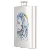 Een meisje met een zwemvrouw Surreal Fantasy Portr Flacon (Links)