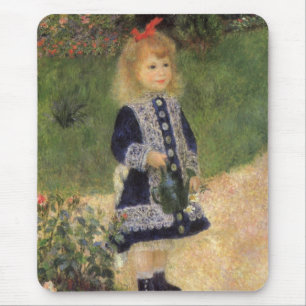 Een meisje met gietkan van Pierre Renoir Muismat