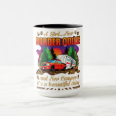 Een meisje met haar grenspoel en haar Hondenliefhe Mok (Midden)