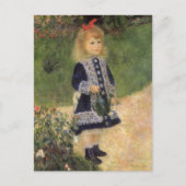 Een meisje met watering kan van Pierre Renoir Briefkaart (Voorkant)