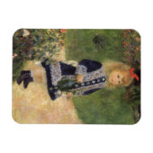 Een meisje met watering kan van Pierre Renoir Magneet (Horizontaal)