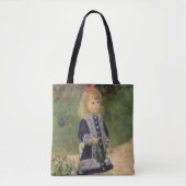 Een meisje met watering kan van Pierre Renoir Tote Bag (Voorkant)