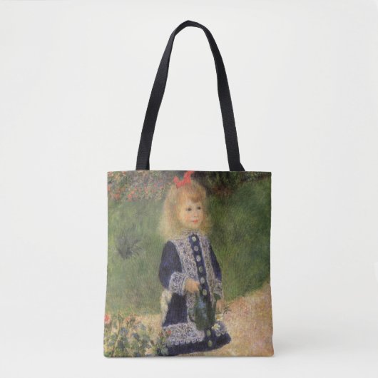 Een meisje met watering kan van Pierre Renoir Tote Bag (Voorkant)