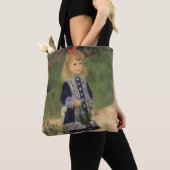 Een meisje met watering kan van Pierre Renoir Tote Bag (Dichtbij)