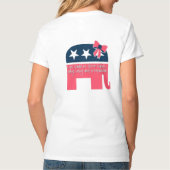 Een meisje moet een republikeinse vrouw zijn t-shirt (Achterkant)