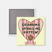 Een meisje oma verwent me Tshirts en geschenken Magneet (Voorkant / Achterkant)