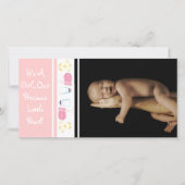 Een meisje... Onze edele kleine pareltje Aankondiging (Voorkant)