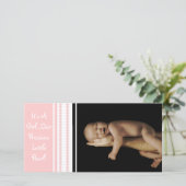 Een meisje... Onze edele kleine pareltje Aankondiging (Staand voorkant)