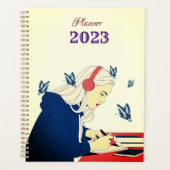Een meisje opgenomen in studies Planner 2024 (Voorkant)