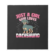 Een meisje van Dachshund