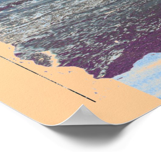 Een meisje van het Zee Poster (Hoek)