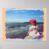 Een meisje van het Zee Poster (Voorkant)