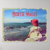 Een meisje van het Zee Poster (Voorkant)