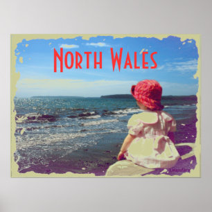 Een meisje van het Zee Poster