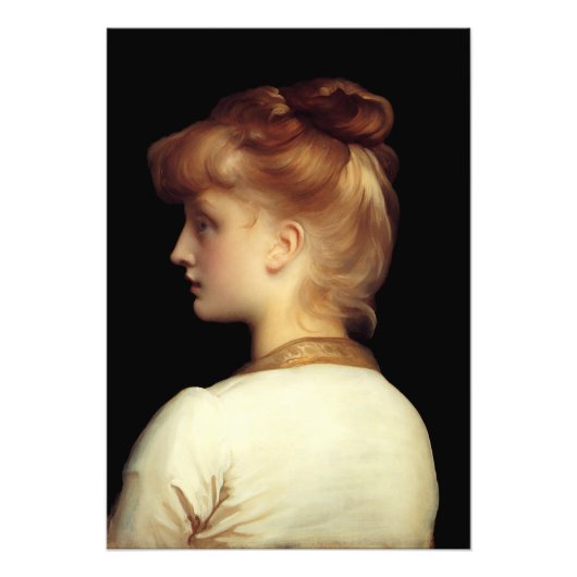 Een meisje van Lord Frederic Leighton Foto Afdruk (Voorkant)