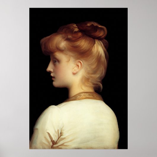 Een meisje van Lord Frederic Leighton Poster (Voorkant)