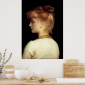 Een meisje van Lord Frederic Leighton Poster (Keuken)