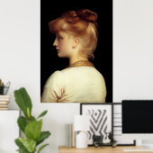 Een meisje van Lord Frederic Leighton Poster (Thuiskantoor)