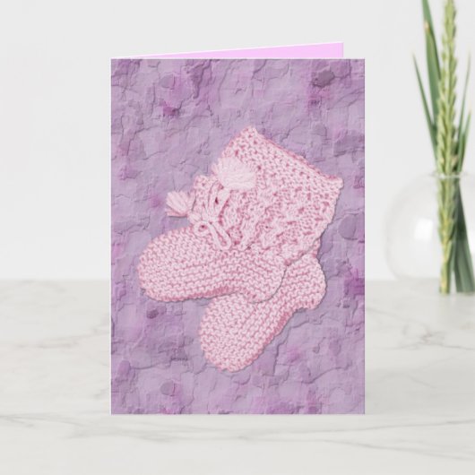 Een meisje Wenskaart Kaart (Voorkant)