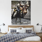 Een meisje zonder vruchtbare leeftijd krijgt een A Canvas Afdruk (Insitu (Slaapkamer))