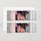 Een "melodie in Harmonie" door Ashley Chunell Briefkaart (Voorkant / Achterkant)