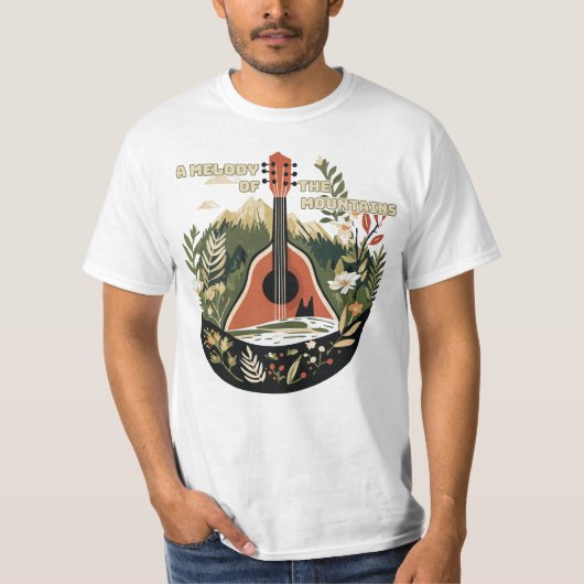Een melodie van de bergen t-shirt (Voorkant)