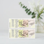 Een "melodie van het Mirakel" door Ashley Chunell Briefkaart (Staand voorkant)