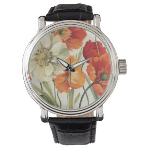 Een melodie van papavers horloge