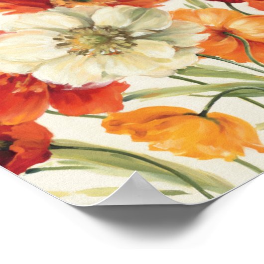 Een melodie van papavers poster (Hoek)