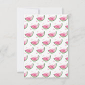 Een Melon van 1 oktober Bedankkaart (Achterkant)