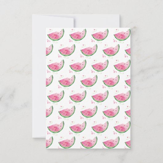 Een Melon van 1 oktober Bedankkaart (Achterkant)