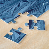 Een mengeling van Blauw Legpuzzel (Zijkant)