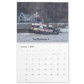 Een mengeling van de Tugs op de Hudson River Calen Kalender (Jan 2027)