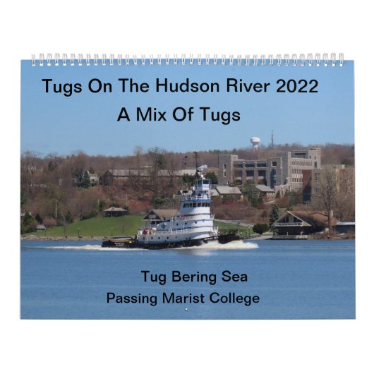 Een mengeling van de Tugs op de Hudson River Calen Kalender (Hoes)