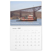 Een mengeling van sleepboten op de Hudson-rivier Kalender (Jan 2027)