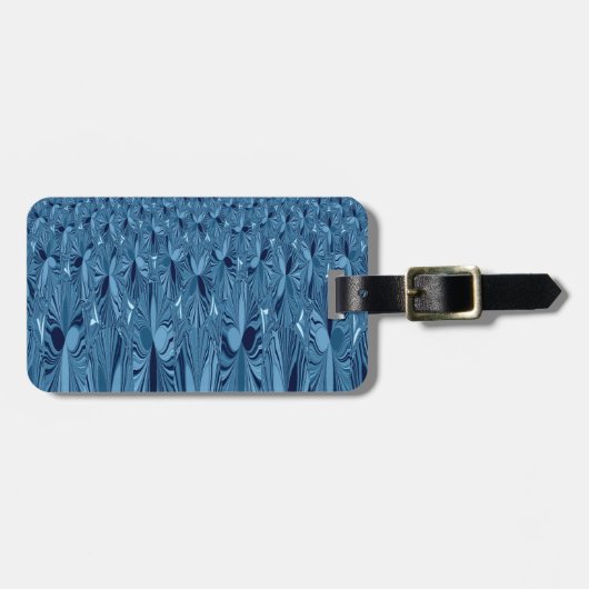 Een mengsel van Blauw Bagagelabel (Voorkant horizontaal)