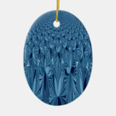 Een mengsel van Blauw Keramisch Ornament (Voorkant)
