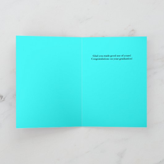 Een mening is een vreselijk te verspillen ding kaart (Binnen)