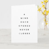 Een mening zodra nooit het Sluiten opende Kaart (Gele Bloem)