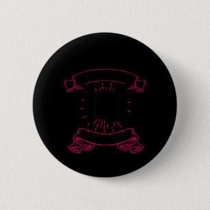 Een Meningeoom Krijger Meningeoom Steun Overlevend Ronde Button 5,7 Cm