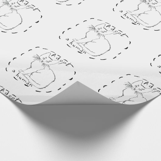 Een mens aannemen cadeaupapier (Hoek)